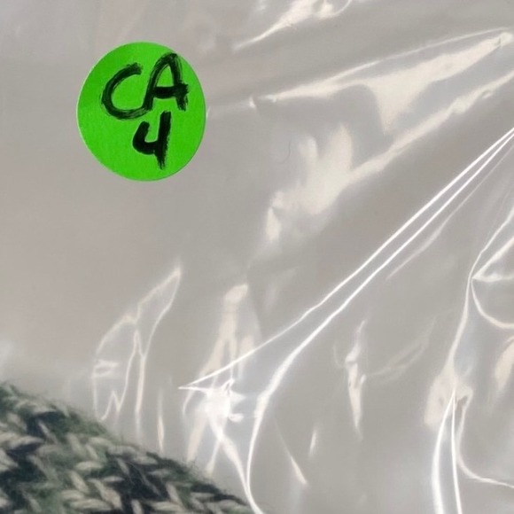 Hand Knit Convertible Mittens Gloves Green Knit Fingerless Mittens for Women - Picture 7 of 7